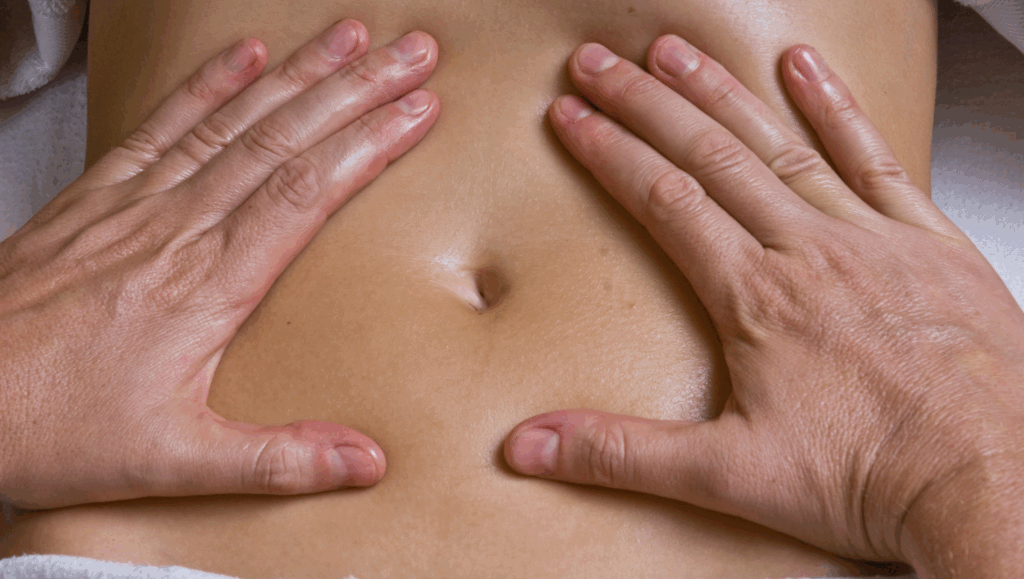 addome e pancia piatta massaggio